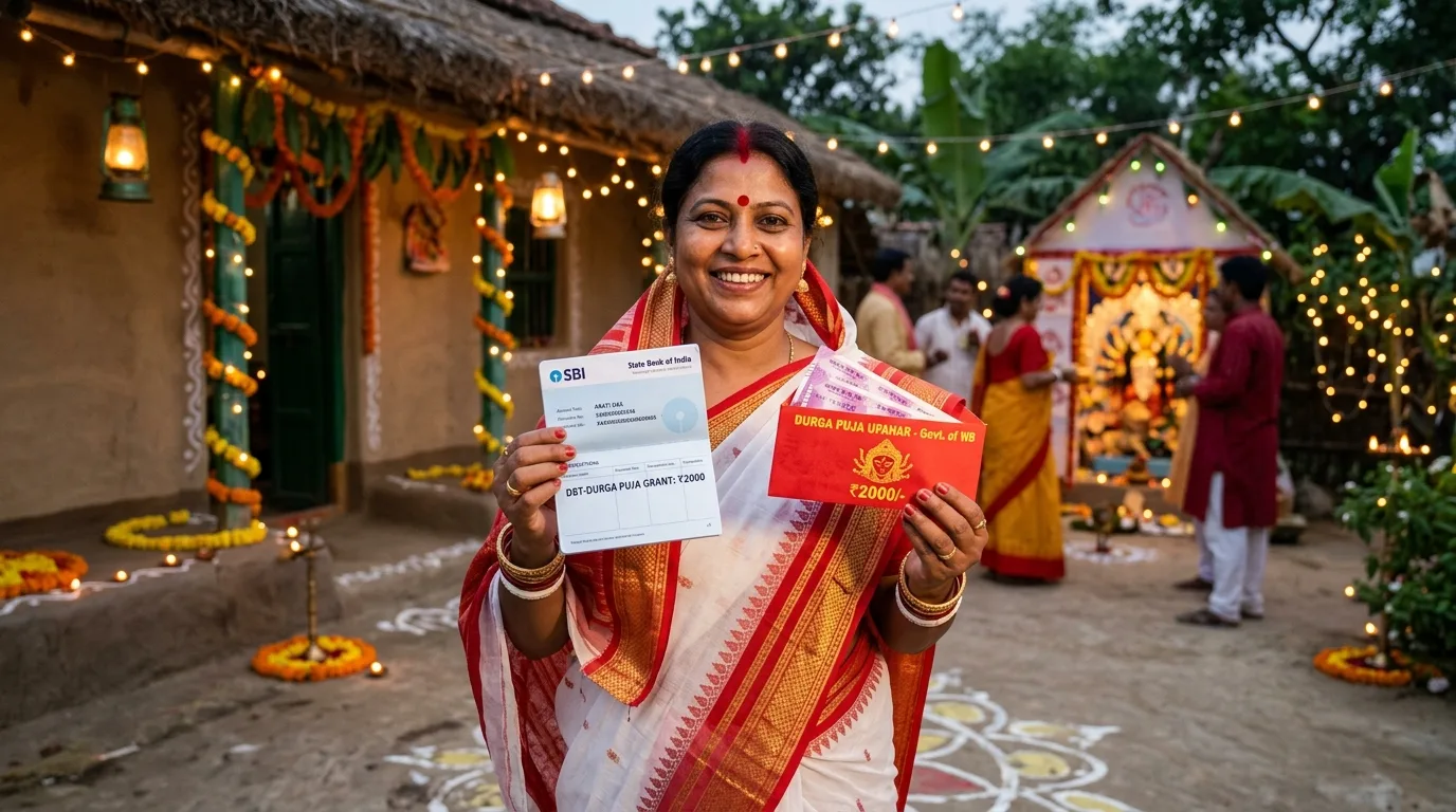Durga Puja 2026 Annapurna Bhandar ₹3,000 advance payment release to women beneficiaries in West Bengal